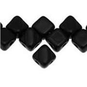 Silky Beads 6mm Jet ea