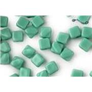 Silky Beads 6mm Light Green Turquoise ea