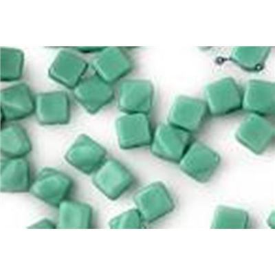 Silky Beads 6mm Light Green Turquoise ea