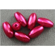 Plastic Pearl Burgundy Pearl 4x8 Rice - Minimum 8g