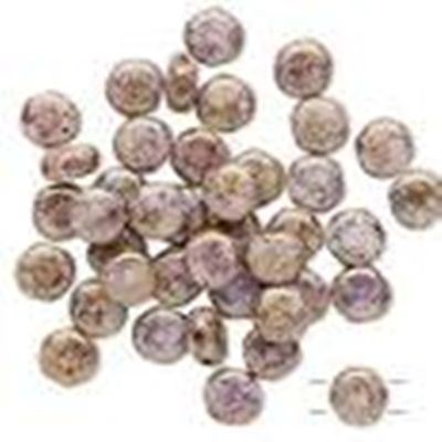 Puff Disc 6mm Marbled Lavender each