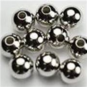 Filler Beads Nickel 10mm ea