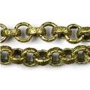 Chain Rolo Chain Antique Brass 4mm per metre