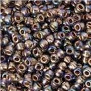 Toho Seed Bead Gold Lined Rainbow Black Diamond 11/0 - Minimum 8g