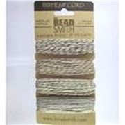 Hemp 4 Colour Card 1.0mm-Metallic Vintage