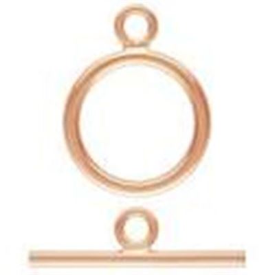Clasp - Toggle Rose Gold 21x15mm ea