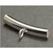 Hang Bail Tube  Silver 3.2 x 14mm ea