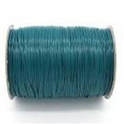 Korean Waxed Cord Deep Dark Cyan 0.5mm per metre