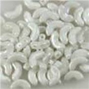 Arcos 5 x 10mm Opaque White Lustre per gram 5 Gram Min