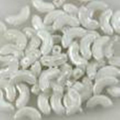 Arcos 5 x 10mm Opaque White Lustre per gram 5 Gram Min