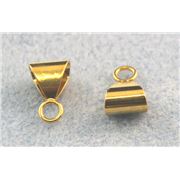 Hang Bail Triangular Gold 7mm ea