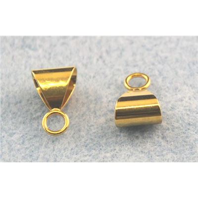 Hang Bail Triangular Gold 7mm ea