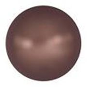 Swarovski Crystal 5810 Pearl Velvet Brown 3mm 