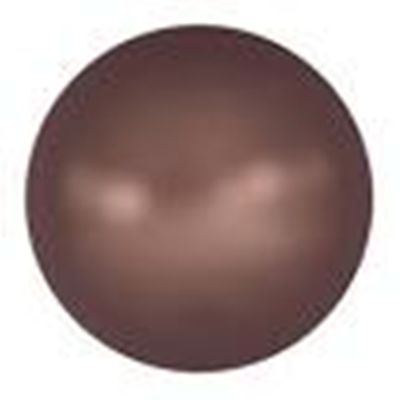 Swarovski Crystal 5810 Pearl Velvet Brown 5mm 
