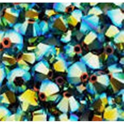 Swarovski Crystal 5328 Bicone Jet AB 2x 3mm 