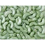 Arcos 5 x 10mm Opaque Light Green Lustre per gram 5 Gram Min