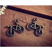 Charm Bicycle Antique Bronze 15x13mm each