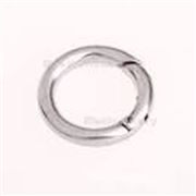 Clasp Spring Round 25mm Antique Silver ea