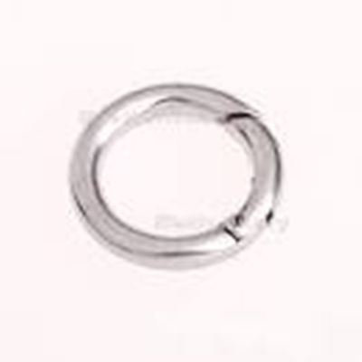 Clasp Spring Round 25mm Antique Silver ea