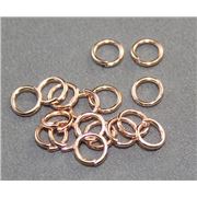 Jump Rings Rose Gold 4mm ea