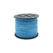 Faux Suede Cord Dark Turquoise 3mm x 1.5mm per metre