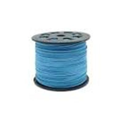 Faux Suede Cord Dark Turquoise 3mm x 1.5mm per metre