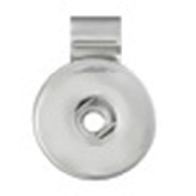 Pendant Snap Button 27mm Ant. Silver  ea