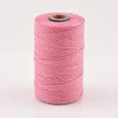 Irish Linen Waxed Light Rose  1m per metre