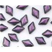 Matubo Gem Duo 8x5mm Two Hole Polychrome Raspberry 5g minimum