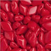 Matubo Gem Duo 8x5mm Two Hole Red Coral 5g minimum