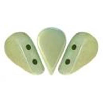 Amos Par Puca 5x8mm Opaque Lt. Green Ceramic Min 5g