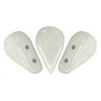 Amos Par Puca 5x8mm Opaque White Ceramic Min 5g