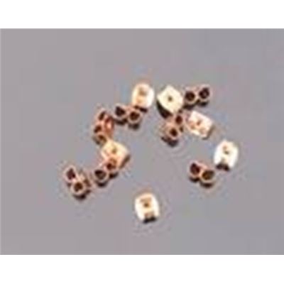 Earrings  Butterfly Backing (per pair) Pink Copper  ea