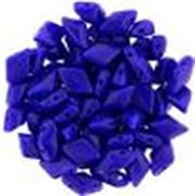 Matubo Gem Duo 8x5mm Two Hole Opaque Blue 5g minimum