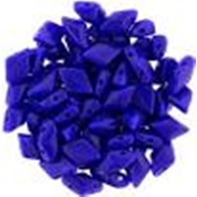 Matubo Gem Duo 8x5mm Two Hole Opaque Blue 5g minimum