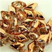 Matubo Gem Duo 8x5mm Two Hole  Apollo Gold 5g minimum
