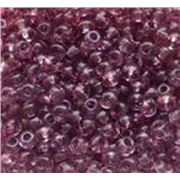 Czech Seed Bead Light Amethyst Transparent 5/0 - Minimum 12g