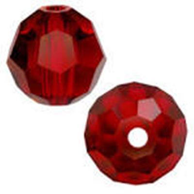Swarovski Crystal 5000 Round Scarlet 4mm 