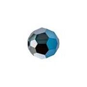 Swarovski Crystal 5000 Round  Metallic Blue Fullcoat 8mm 