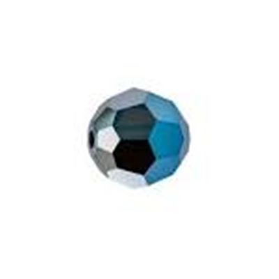 Swarovski Crystal 5000 Round  Metallic Blue Fullcoat 8mm 