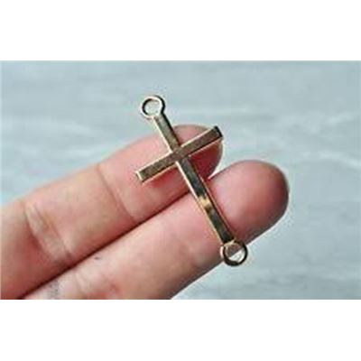 Cross Connector 39mm Rose Gold ea.