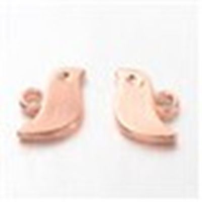 Bird 11mm Rose Gold ea.