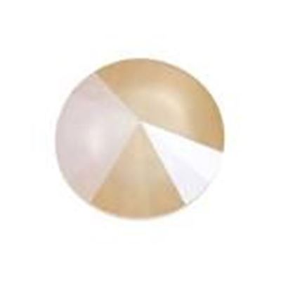 Swarovski Crystal 1122  Pointy Back Rivoli Ivory Cream 14mm 