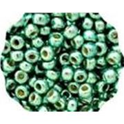 Toho Seed Bead Galvanized Green Teal 8/0 - Minimum 8g