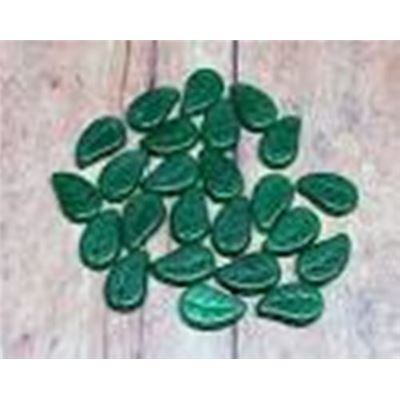 Leaf Milky Green 8x10mm ea