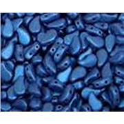 Paisley Duo Metallic Suede Blue  8x5mm Tube approx 22g each