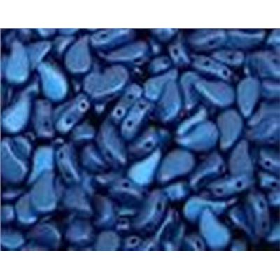 Paisley Duo Metallic Suede Blue  8x5mm Tube approx 22g each