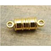 Magnetic Column Clasp Gold 16x6mm ea