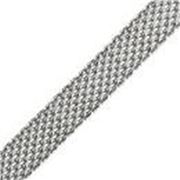 Chain Mesh Platinum 6mm wide Nickel free per metre