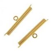 Tube Slide Ends 36mm Gold 2 Pcs